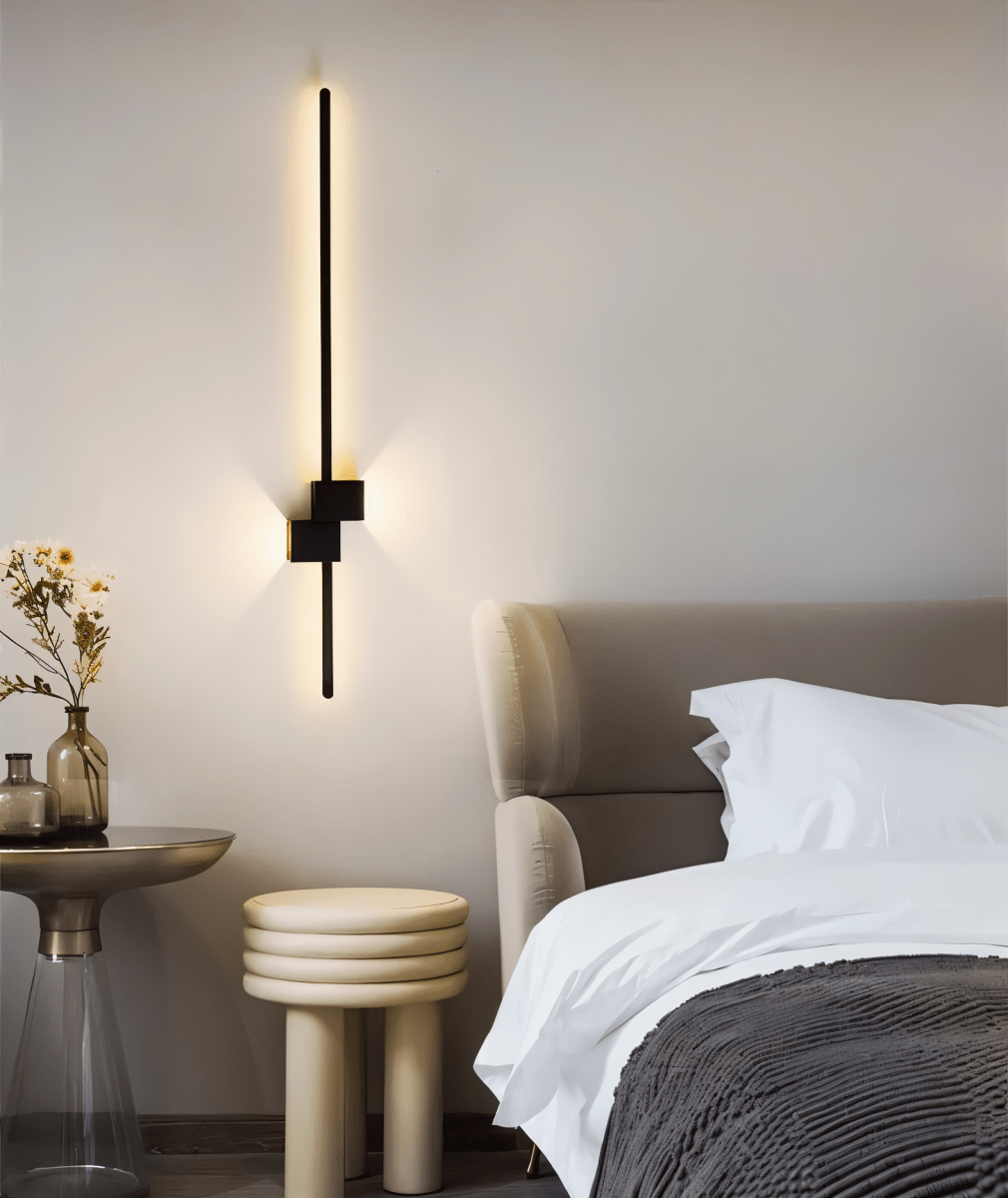 Minimalist LED wall light designed for sleek indirect illumination and modern interior decor - Euroselle