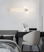 Minimalist LED wall light designed for sleek indirect illumination and modern interior decor - Euroselle
