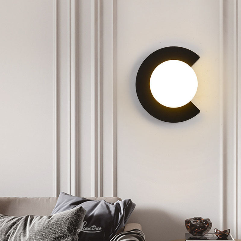Wandleuchte Glas Metall G9 festverdrahtet minimalistisches Design | Euroselle