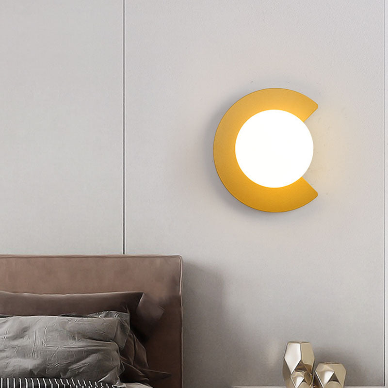 Wandleuchte Glas Metall G9 festverdrahtet minimalistisches Design | Euroselle