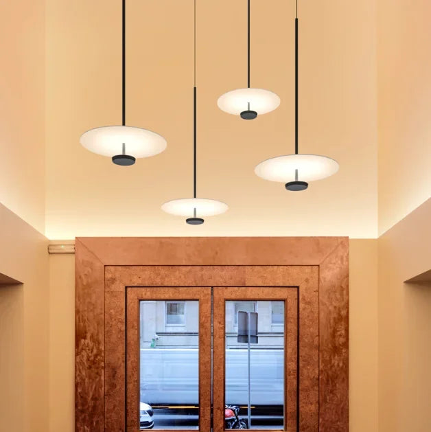 NexaArc Arc Ring Pendant Light For Living Rooms, Minimalist Design