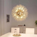 Modern Dandelion Pendant Chandelier — Elegant Starburst Wire Design