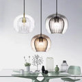 LumenAura Modern Glass Pendant Light for Interiors
