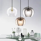 LumenAura Modern Glass Pendant Light for Interiors