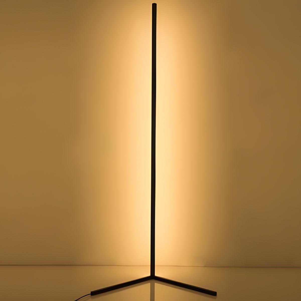 Modern golvlampa i barstil – smal profil, dimbar belysning, justerbar ljustemperatur