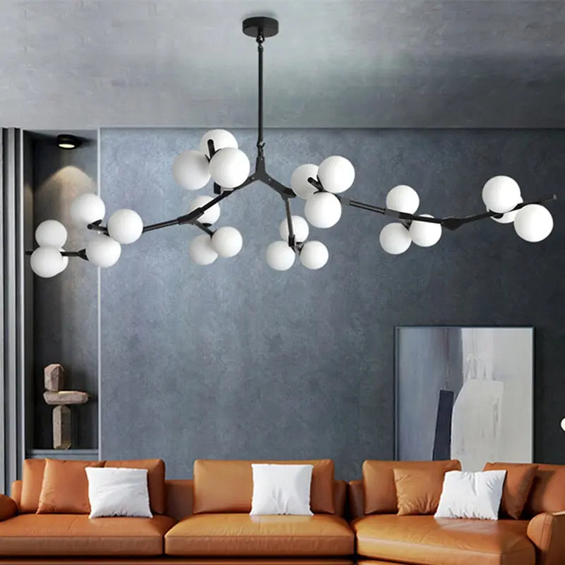Lio Lampe de plafond moderne à branches — Forme organique sculpturale