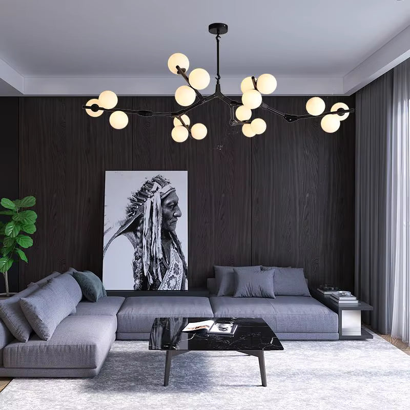 Lio Lampe de plafond moderne à branches — Forme organique sculpturale