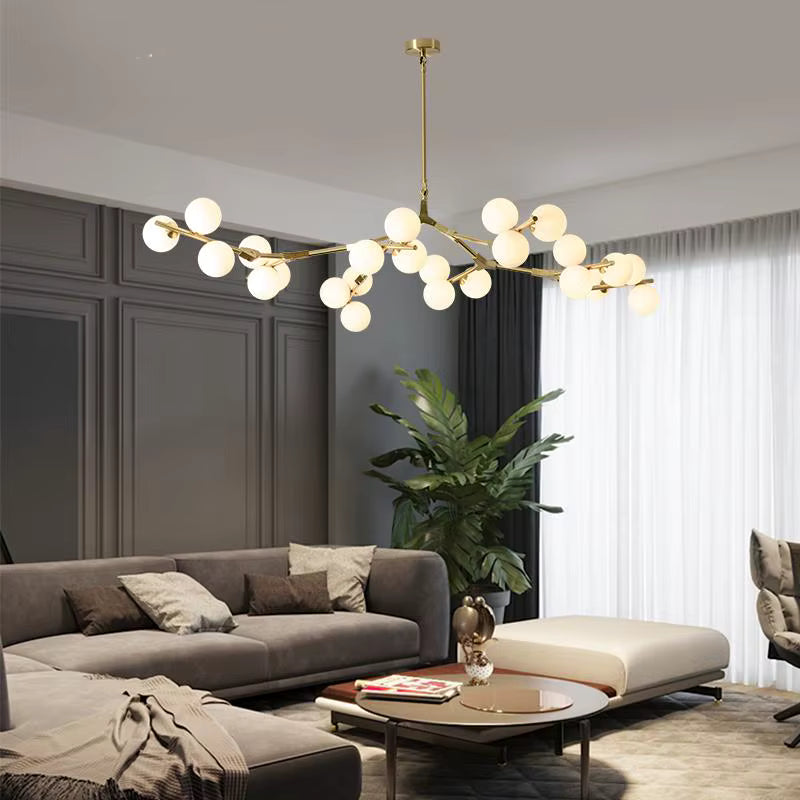 Lio Lampe de plafond moderne à branches — Forme organique sculpturale