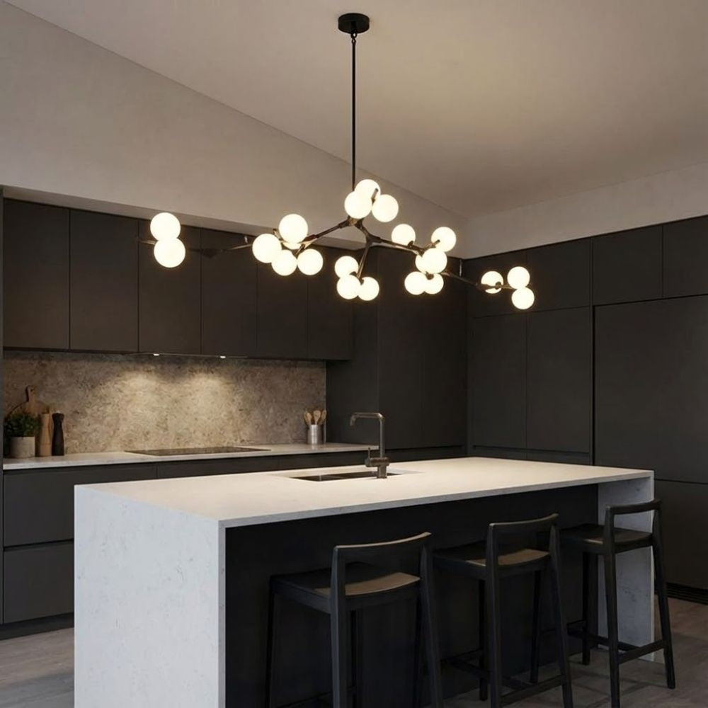 Lio Lampe de plafond moderne à branches — Forme organique sculpturale