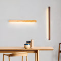 Applique murale moderne et fine — luminaire de meuble-lavabo minimaliste en bois