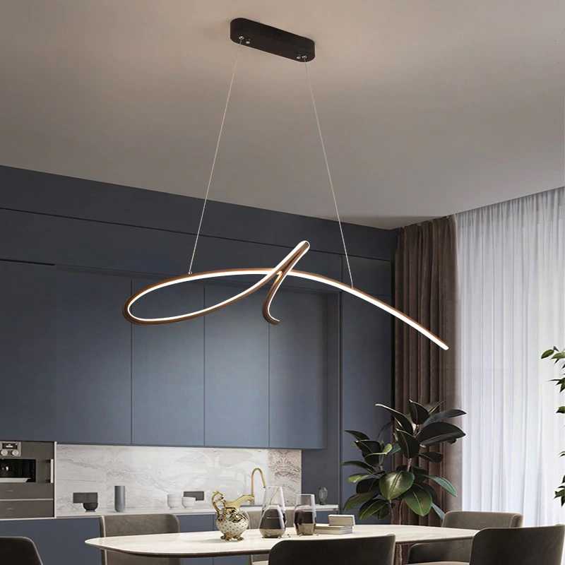Minimalist Strip Pendant Light For Elegant Interiors And Living Spaces