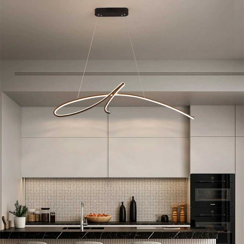 Minimalist Strip Pendant Light For Elegant Interiors And Living Spaces