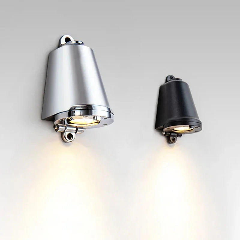 Wandleuchte Aluminium LED 5W Glockenform schwarz silber gold | Euroselle