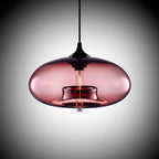Lumeria Glass LED Pendant Light in Multiple Colors for Home