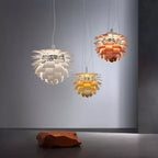 Aurique Metal Artichoke Pendant Light Sculptural LED