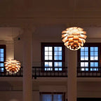 Aurique Metal Artichoke Pendant Light Sculptural LED