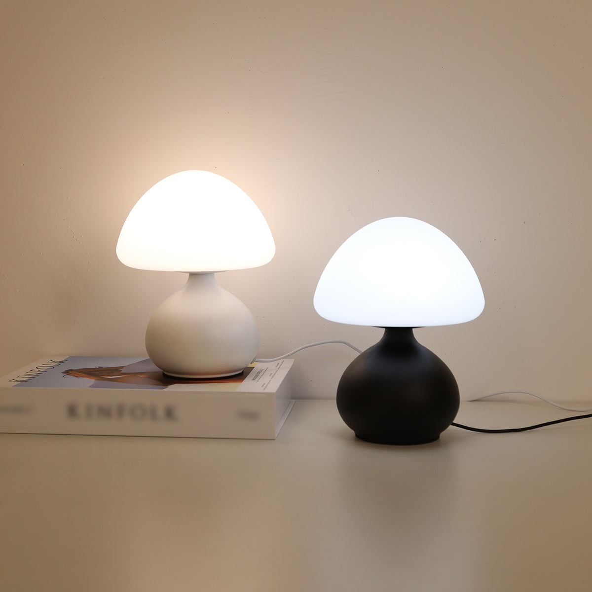 Table Lamp LED USB Powered Metal Acrylic 3 Color Settings | Euroselle
