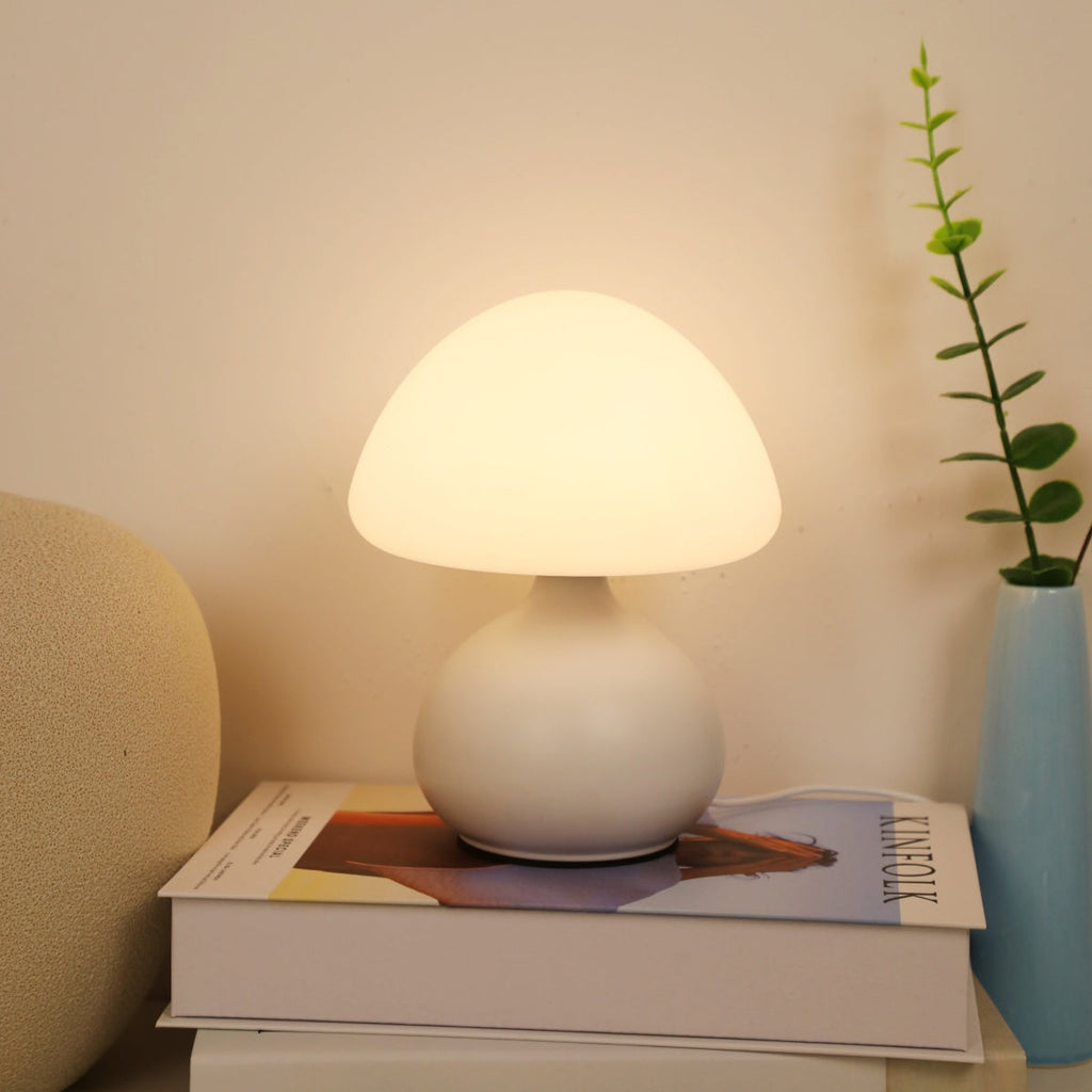 Modern Mushroom Table Lamp with 3 Color Settings - Stylish Bedside or Desk Lamp for Customized Lighting | Euroselle