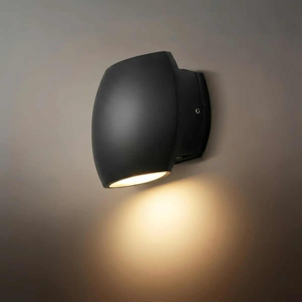 Modern Outdoor Wall Lamp Metal Glass LED | Euroselle