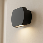 Modern Outdoor Wall Lamp Metal Glass LED | Euroselle