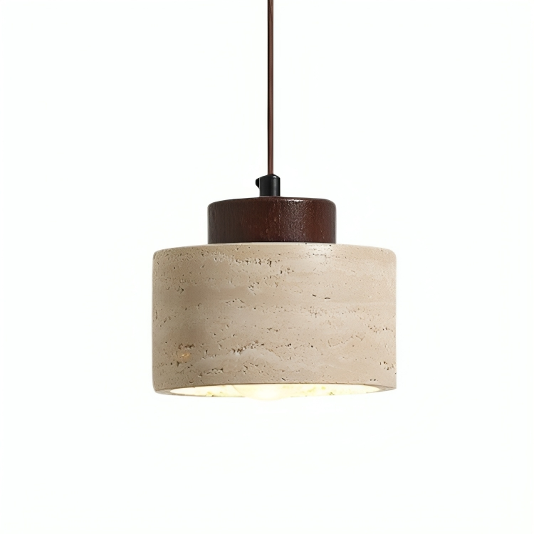 Home Pendant Light in Travertine