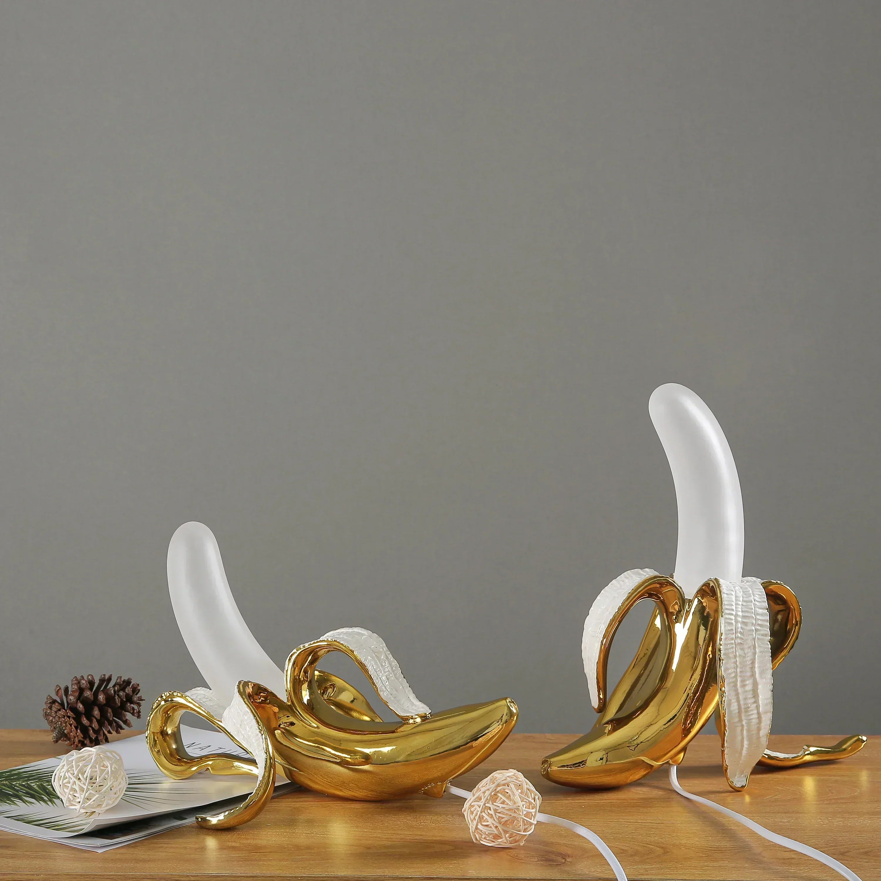 Lumina Chic Banana Lamps For Modern Home Accent Decor