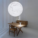 LunaSilk Ceiling Lamp With Moonlit Glow And Silk Accent For Calm Rooms