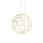 LunaSilk Ceiling Lamp With Moonlit Glow And Silk Accent For Calm Rooms
