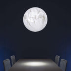 LunaSilk Ceiling Lamp With Moonlit Glow And Silk Accent For Calm Rooms