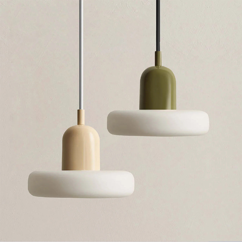 Nordell Scandinavian Metal And Glass Pendant Lamp Modern