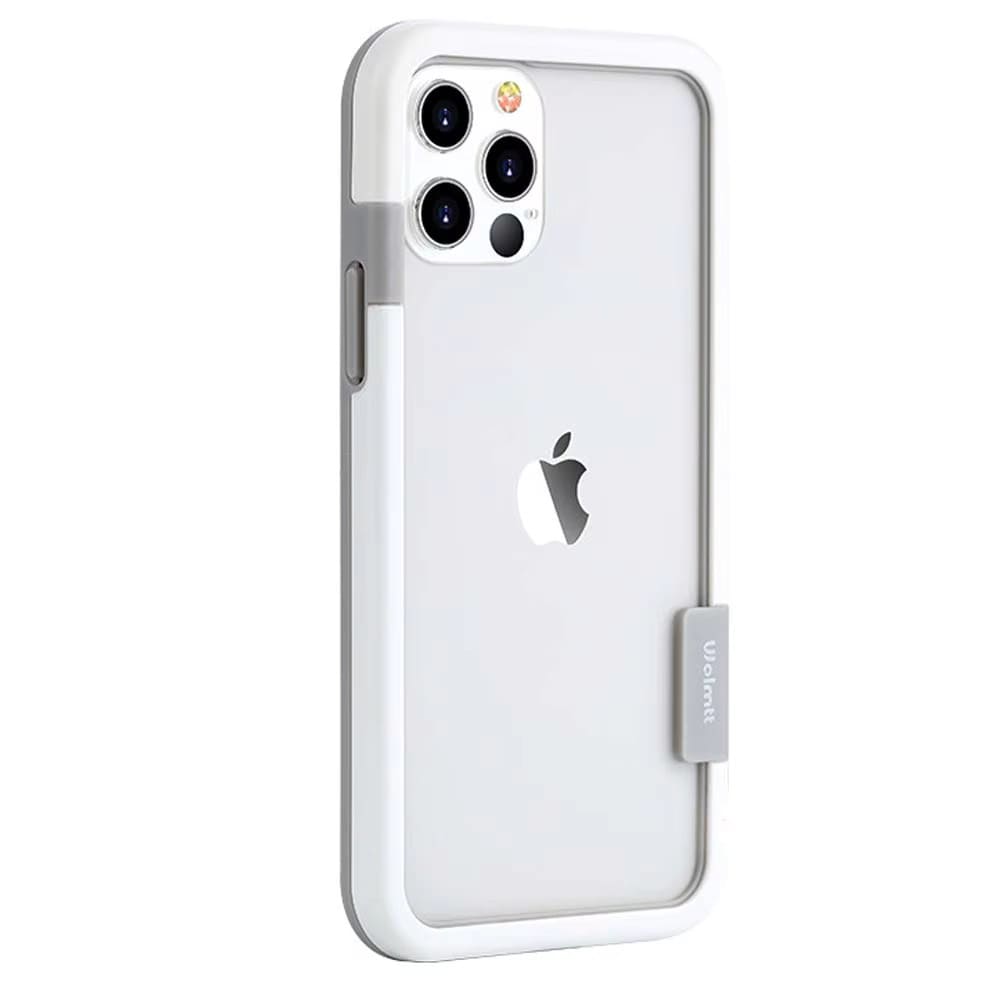 双色 iPhone 手机壳 — 凸起摄像头环，吸震硅胶边框