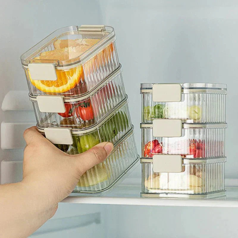 AromaGuard Stackable Multilayer Spice Containers — Clear View Trays, Space-Saving Base