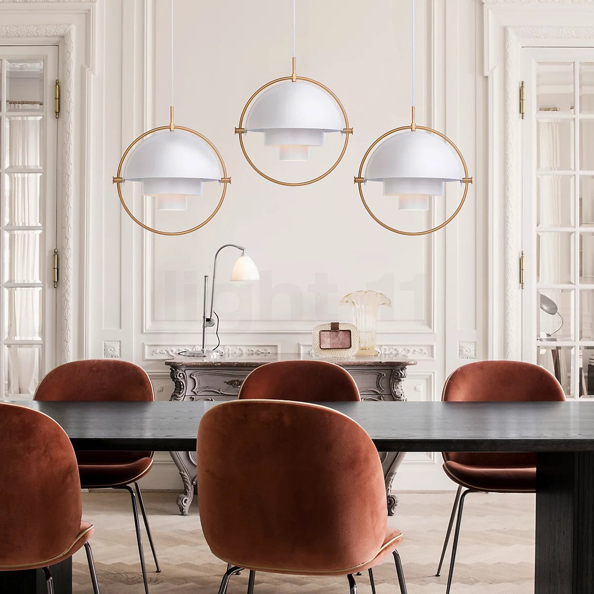 Arielle Nest Pendant Light With Layered Shade Design