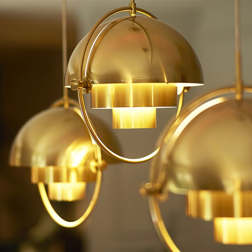 Arielle Nest Pendant Light With Layered Shade Design