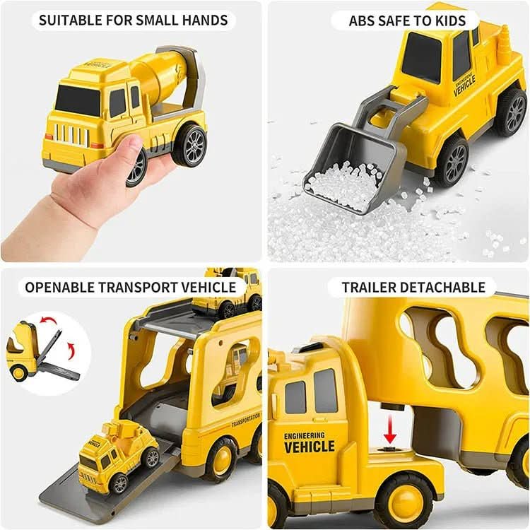 Brinquedo transportador NovaMove — Efeitos de luz e som, inclui carros de brincar e compartimento de arrumação traseiro