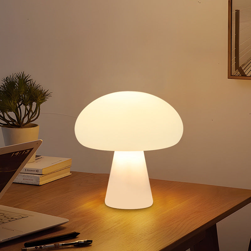 Modern Mushroom Table Lamp – Warm White LED Acrylic Bedside Lamp | Euroselle