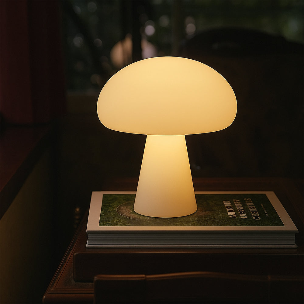 Modern Mushroom Table Lamp – Warm White LED Acrylic Bedside Lamp | Euroselle