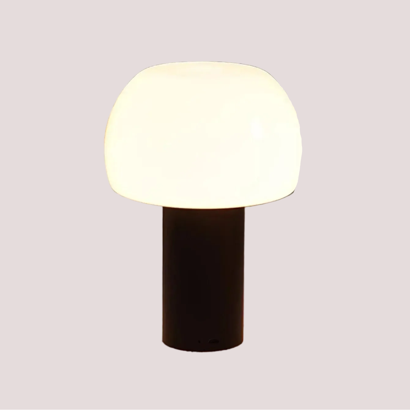 Pilz LED Tischlampe Kabellos Wiederaufladbar Touch-Schalter Eisen Acryl | Euroselle