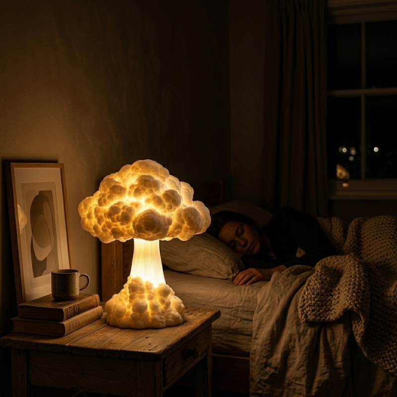 Mushroom Lamp Warm White LED Indoor Decorative Light | Euroselle