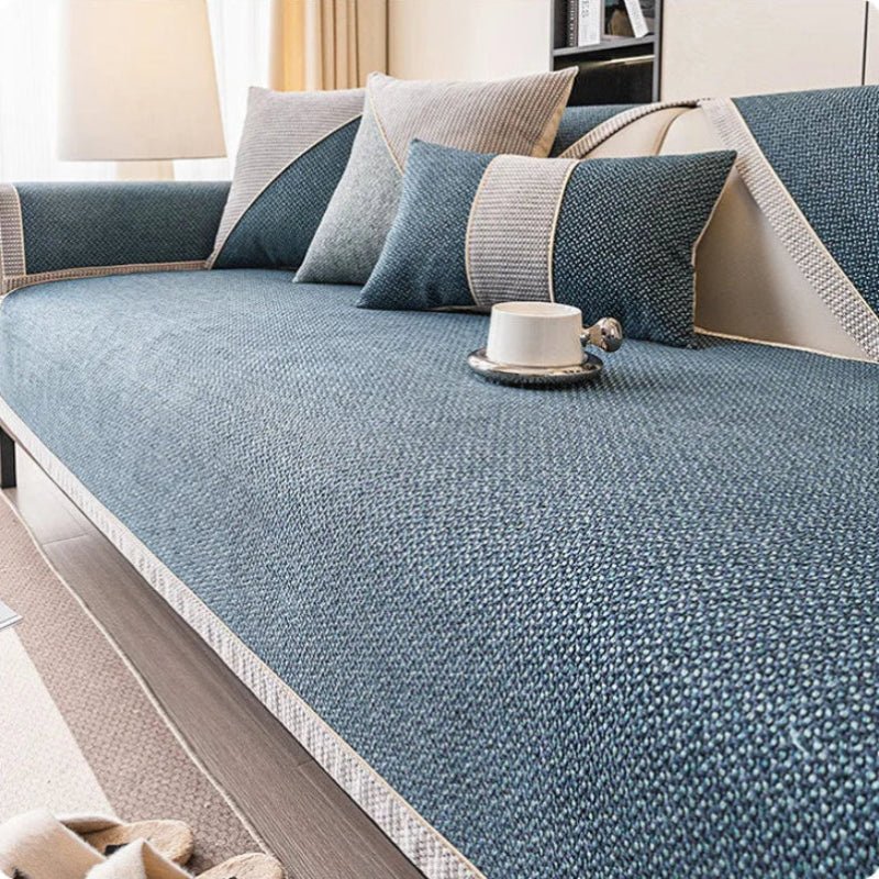 Breathable Non-Slip Cotton-Linen Sofa Cover - Euroselle
