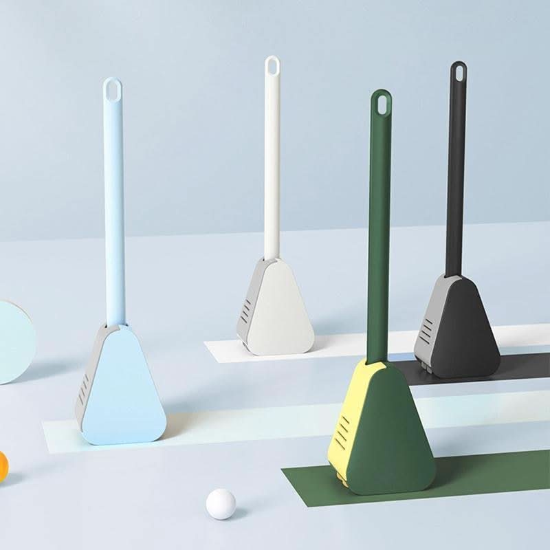 TriSmart Triangle Bath Brush — Angled Head for Tight Corners and Baseboard Edges