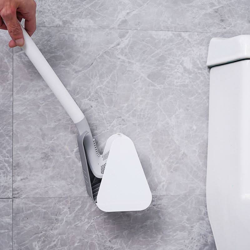 TriSmart Triangle Bath Brush — Angled Head for Tight Corners and Baseboard Edges