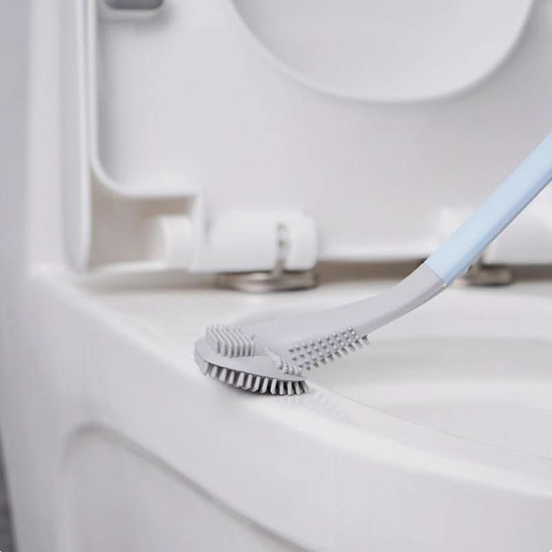 TriSmart Triangle Bath Brush — Angled Head for Tight Corners and Baseboard Edges