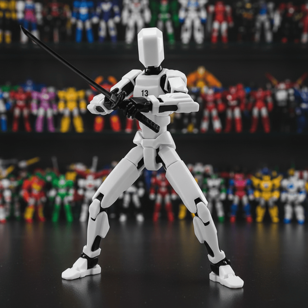 CalmFlex Astrobot Multi-Jointed Poseable Action Figure