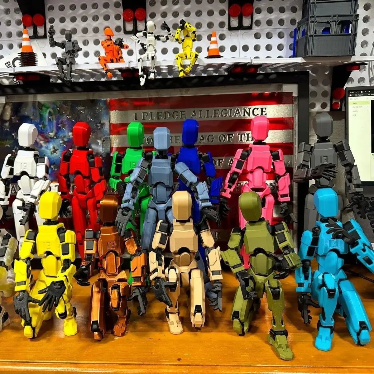 CalmFlex Astrobot Multi-Jointed Poseable Action Figure