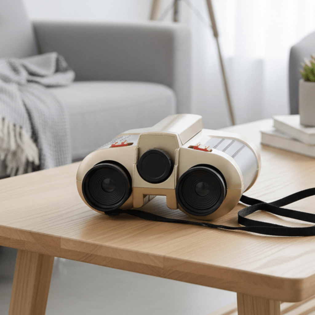 Jumelles de vision nocturne pour enfants LumenQuest — grossissement 4x, objectif de 30mm, lentilles pour faible luminosité