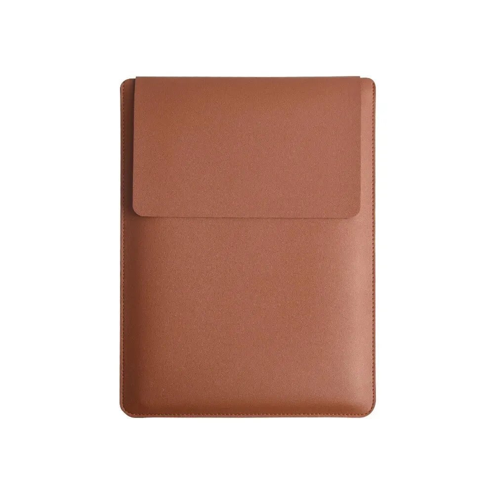 Funda para portátil de PU ApexGuard — Interior de felpa, carcasa exterior protectora
