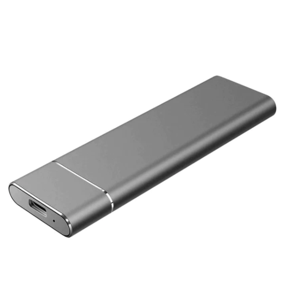 Disco rigido esterno portatile da 8TB — archiviazione di backup sottile in metallo, USB 3.0