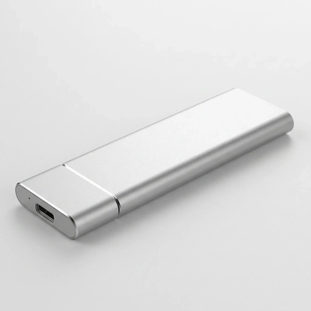 Disco rigido esterno portatile da 8TB — archiviazione di backup sottile in metallo, USB 3.0
