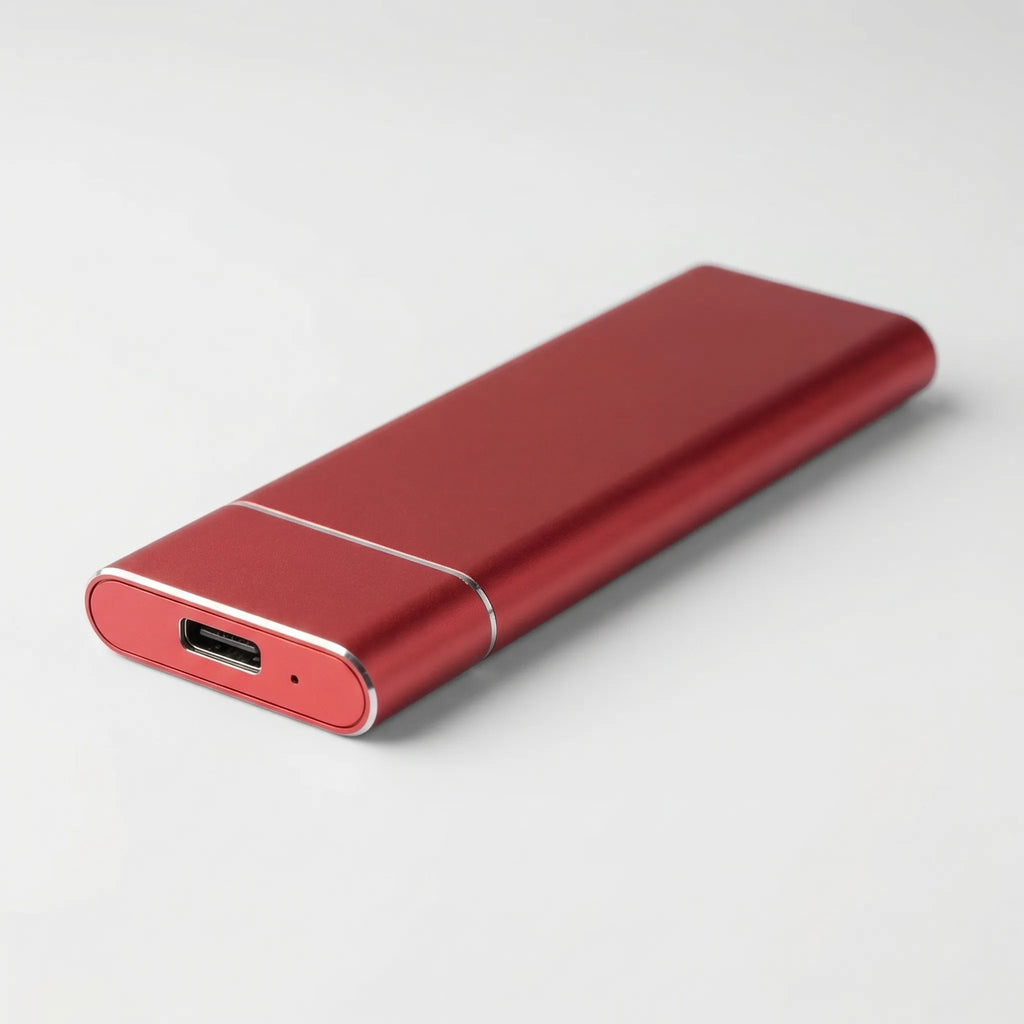 Disco rigido esterno portatile da 8TB — archiviazione di backup sottile in metallo, USB 3.0